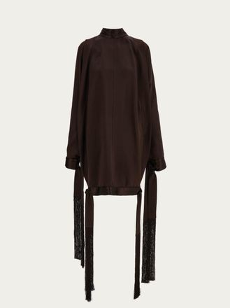 Ferragamo Women Mini dress Brown