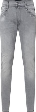 Replay Mens Bronny Slim-Fit Jeans in Grey Cotton - Size 29W/32L