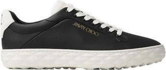 Jimmy Choo London x Malbon Diamond leather sneakers - men - Fabric/Rubber/Calf Leather - 47 - Blue