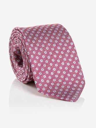 Monti Krawatte MONTI, Herren, rot, Seide, gemustert, Krawatten Krawatte, aus reiner Seide, Punkte-Muster, 6,5 cm breit