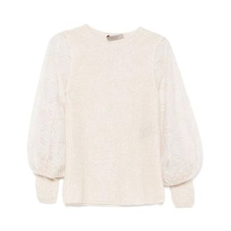 D.exterior Dames, Truien, Beige, Maat: M