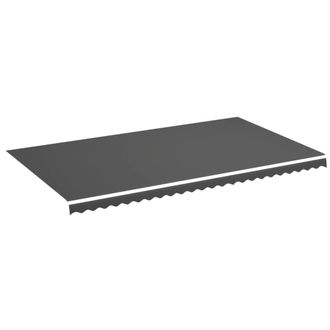 vidaXL Tela De Repuesto Para Toldo Gris Antracita 6x3,5 M Vidaxl