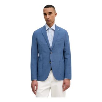 Michael Kors Blazer de Mezcla de Lana - Jackets - Hombre - Azul - 2XL