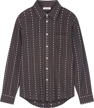Olaf Hussein Uomo, Magliette, Marrone, XL, new