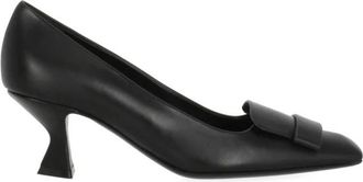 Sergio Rossi Leren Pumps - Dames - Pumps - Zwart - 38 EU - Leer - Schoenen