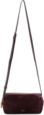 Khaite Su&egrave;de Crossbody Tas - Dames - Schoudertassen - Rood - ONE Size - Su&egrave;de - Tassen