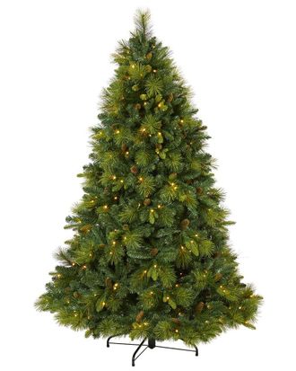 Nearly Natural 6.5Ft. North Carolina Mixed Pine Artificial Christmas Tree