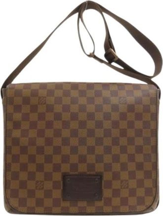 Louis Vuitton Pre-owned Brooklyn MM Schoudertas - Dames - Vintage Schoudertas - Bruin - ONE Size - Vintage