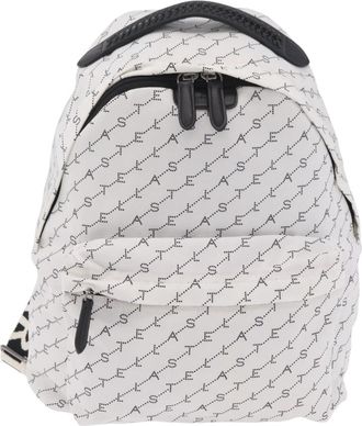 Stella McCartney Stella Mccartney Falabella Go Monogram Monogram Canvas White Nylon Backpack Bag (Pre-Owned)