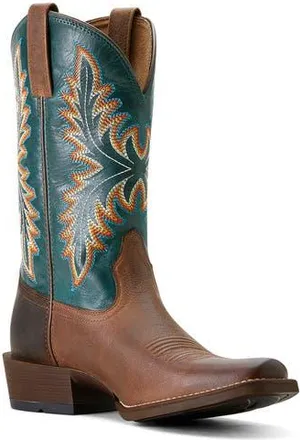 Ariat Renegade Western Boot in Vintage Oak/Deep Teal at Nordstrom Rack, Size 9.5