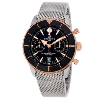 Breitling Superocean Heritage Chronograph Automatic Chronometer Black Dial Mens Watch UB0156H11B1A1