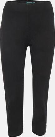 Ralph Lauren Lauren Ralph Lauren Black Cotton Skinny Pants