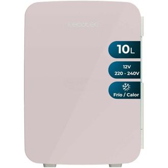 Cecotec Cecotec - Nevera Peque&ntilde;a Bolero Minicooling 10l Bahamas Pink. Capacidad 10 L, Funcionamiento 12-220 V, Compatible Con Coches Y Caravanas, Funci&oacute;n Fr&iacute;o