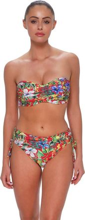 Sunsets Loretta Bandeau Bikini Swimsuit Top - D Cup in Surfs Up at Nordstrom, Size 32