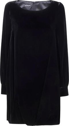 Emporio Armani crepe dress - Black