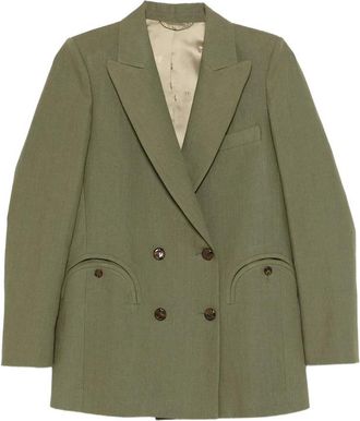 Blaz&eacute; Milano Midday Double-breasted Pocket Blazer