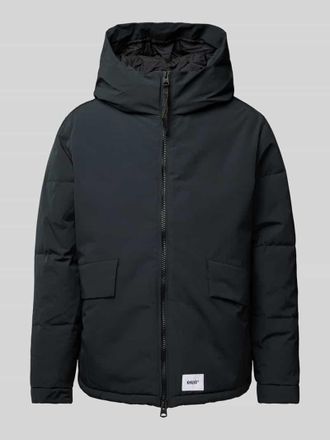 Khujo Jacke mit Zweiwege-Rei&szlig;verschluss Modell Gero in Marine, Gr&ouml;&szlig;e XL