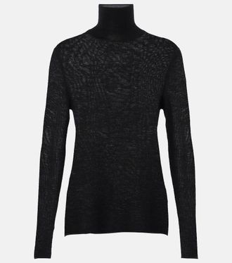 Lisa Yang Lory ribbed-knit cashmere turtleneck sweater