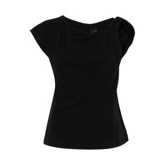 Pinko Sleeveless Tops, female, Black, Size: XL Sleeveless Top