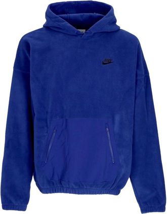 Nike Polar Fleece Hoodie - Heren - Sportshirts - Blauw - 2XL - Polyester - Fitness