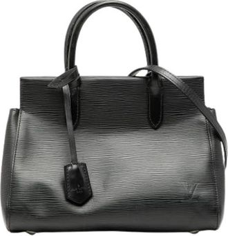 Louis Vuitton Pre-owned Handbag - Dames - Vintage Handtas - Zwart - ONE Size - Leer - Vintage