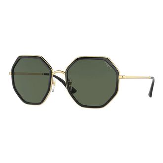 Vogue Gold Black/Green Sunglasses