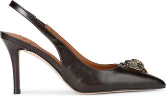 Kurt Geiger Womens Belgravia High Sling Heels - Brown - Size UK 8