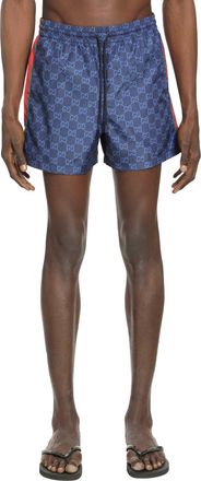Gucci Printed Poplin Tech Swim Shorts
