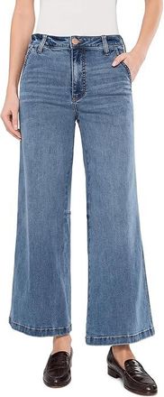 Kut from the Kloth Meg-High-Rise, Wide Leg Pants in Acutely Womens Jeans Acutely : 12 29, Cotton/Denim/Polyester