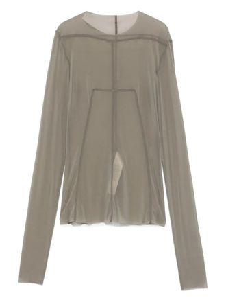 Rick Owens Lido top - women - Elastane/Cupro - 42 - Grey