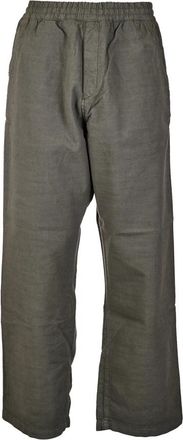 Carhartt Work in Progress Walton Pant - Heren - Wijde Broeken - Groen - S - Katoen - Broeken