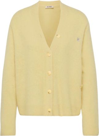 LeComte Cardigan - - Knitwear - Donna - Giallo - 3XL