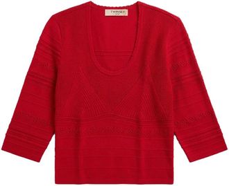 Twinset Truien & Vesten, Dames, Rood, L, Maglia