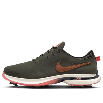Nike Victory Tour 3 Golf Extra Wide Cargo Khaki Hot Punch FQ8307-300