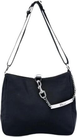 Dior Pre-owned Cross Body Bags, female, Black, Size: ONE SIZE Pre-owned Nylon Shoulder Bag
