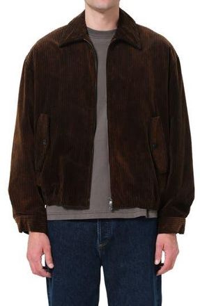 A Gold E Torres Corduroy Bomber Jacket in Espresso at Nordstrom Rack, Size X-Large