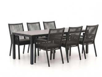 Manifesto Furniture Manifesto Rivola/Fidenza 220cm dining tuinset 7-delig