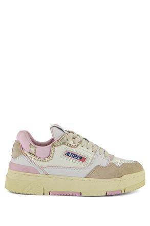 Autry CLC Womens Basket Sneakers with Pink Details
