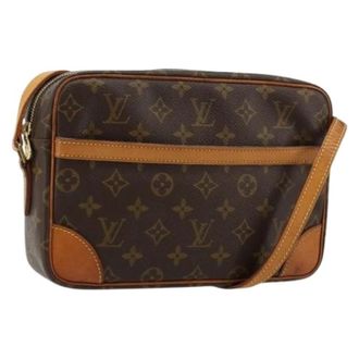 Louis Vuitton Pre-owned Cross Body Bags, female, Brown, Size: ONE SIZE Pre-owned Trocadero 27 Shoulder Bag