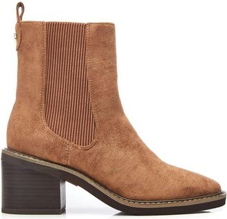 M by Moda Calliope Alcantara Heeled Boots