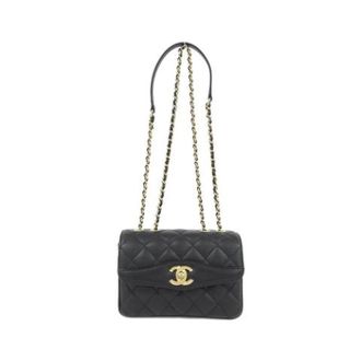 Chanel Pre-owned Mini Shoulder Bag - Dames - Vintage Mini Tas - Zwart - ONE Size - Leer - Vintage