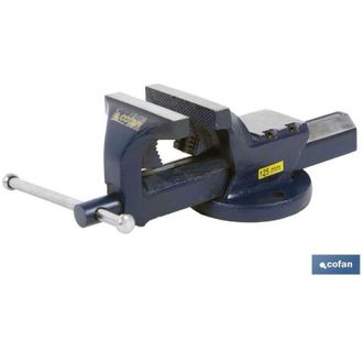 cofan Torn.de Banco Paralelo Fijo 5, Tornillo De Banco Paralelo Fabricado En Acero Forjado De Alta Calidad. Gracias A Sus Materiales, Proporciona Durabilida