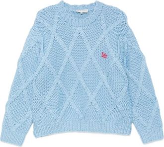 Stine Goya Dames, Truien, Blauw, Maat: S