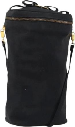 Ferragamo Pre-owned Bucket Bags, female, Black, Size: ONE SIZE Pre-owned Nylon Bucket Bag