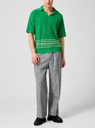 Bode Mens McNab pleated woven pant