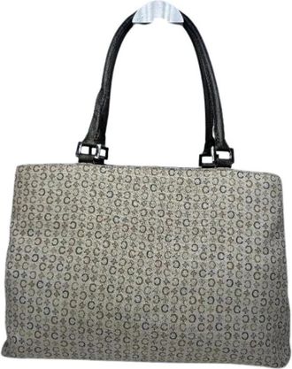 Celine Pre-owned Vintage Tote Bag - Dames - Vintage Shopper - Beige - ONE Size - Leer - Vintage