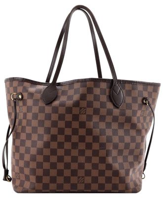 Louis Vuitton Brown Damier Neverfull Nm Mm (Authentic Pre-Loved)
