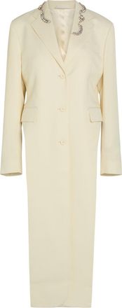 Simone Rocha Simone Rocha Crystal-embellished Cut-out Woven Tailcoat - Cream - 12 (UK12 / M)