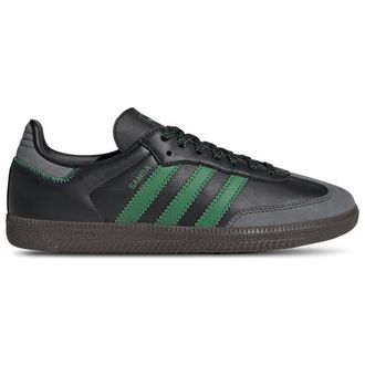 adidas Womens Originals Samba OG - Shoes Black/Green/Grey Size 06.5