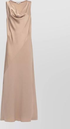 Antonelli sleeveless wide neck maxi dress
